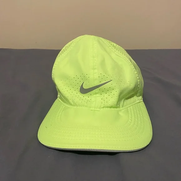 nike neon green cap